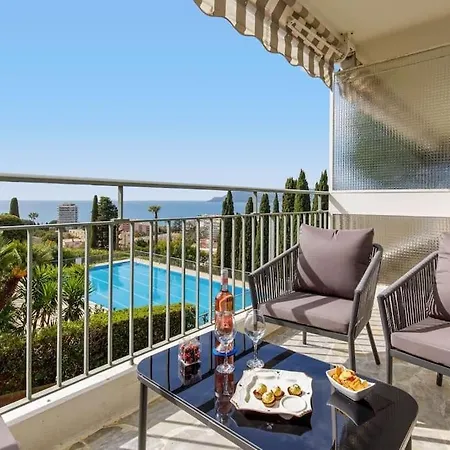 Studio Calme Et Elegant Avec Vue Mer Cannes Exterior photo