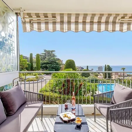 Studio Calme Et Elegant Avec Vue Mer Cannes Exterior photo